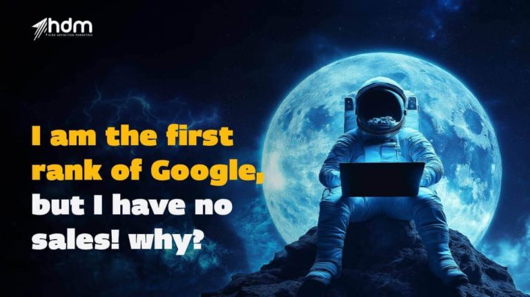 I am the first rank of Google, but I have no sales! why