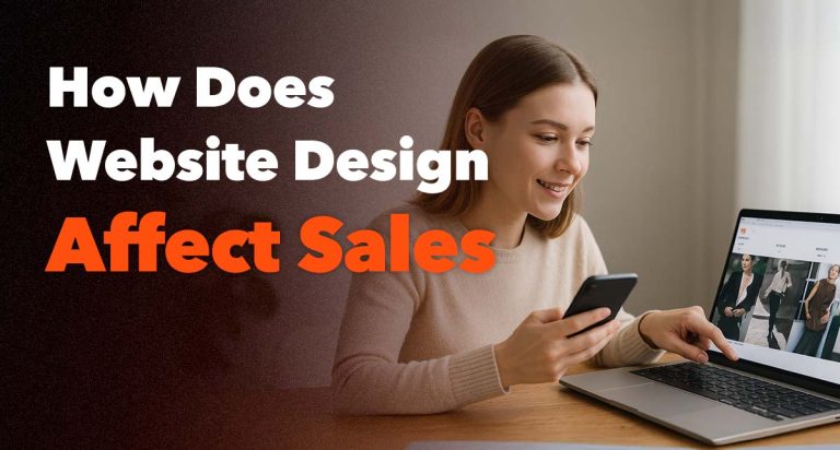 How does Website design affect sales